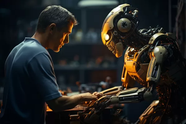 UOMO E ROBOT
UMANO E ANDROIDE
UMANI E ANDROIDI
ESSERE UMANO E MACCHINA
ESSERI UMANI E MACCHINE
LAVORO COLLABORAZIONE UNIONE
GENERATE AI UOMO E ROBOT
UMANO E ANDROIDE
UMANI E ANDROIDI
ESSERE UMANO E MACCHINA
ESSERI UMANI E MACCHINE
LAVORO COLLABORAZIONE UNIONE
GENERATE AI