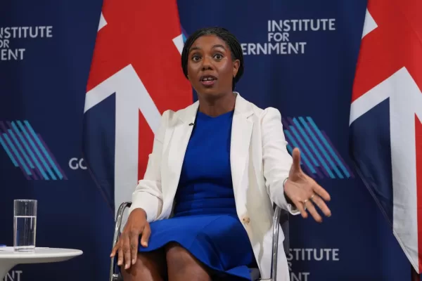 The Leader of Britain’s Conservative Party Kemi Badenoch speaks during a press conference in London, Tuesday, June 9, 2026. (AP Photo/Kin Cheung) The Leader of Britain’s Conservative Party Kemi Badenoch speaks during a press conference in London, Tuesday, June 9, 2026. (AP Photo/Kin Cheung)