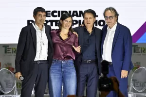 NICOLA FRATOIANNI AVS, ELLY SCHLEIN PD, GIUSEPPE CONTE M5S E ANGELO BONELLI AVS NICOLA FRATOIANNI AVS, ELLY SCHLEIN PD, GIUSEPPE CONTE M5S E ANGELO BONELLI AVS
